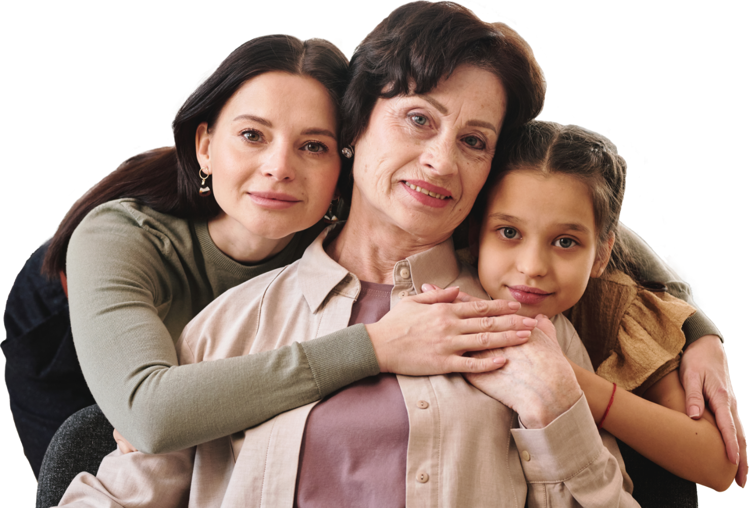Women With Daughter And Granddaughter
